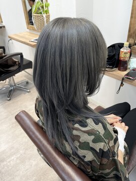ギフト(Gift. hair&spa) 【Gift.hair&spa】レイヤースタイル×アッシュグレー