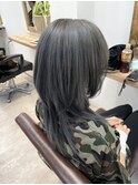 【Gift.hair&spa】レイヤースタイル×アッシュグレー