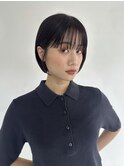 大人ショートボブ/20代30代40代/岡野亘希