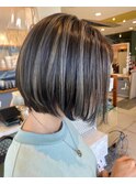 お白髪ぼかしハイライト☆彡