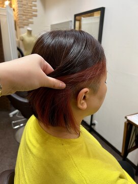 キャラ 池袋本店(CHARA) 白髪ぼかしインナーカラー【白髪ぼかしデザイン/池袋/池袋】