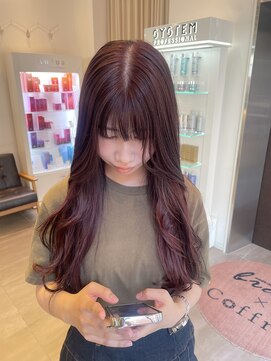 ソワンドブレス 阿倍野店(soin de brace) カシスレッド/レディース/小顔