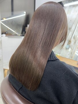 ネウィ 天王寺(newi) シアーベージュ/酸性ストレート/ツヤ髪綺麗系スタイル