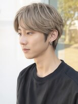 トレヘアー 京都 烏丸(tRe hair)&nbsp;メンズカット　フェザーパーマ　シャドウパーマ　ブルーカラー