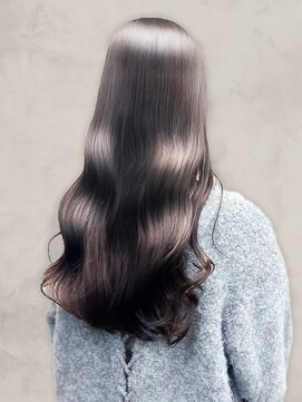 ヘアーメイク ロン(Ron) ブルーブラック夏カラーアッシュ透明感艶感髪改善トリートメント