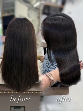 ハピネス 梅田茶屋町店(HAPPINESS) レイヤーカット/髪質改善トリートメント/韓国ヘア/顔まわり/艶髪