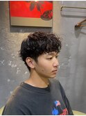 【メンズパーマ】ミディアムスタイル！シャドウパーマ！