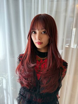 プール(POOL) ザクザクレイヤー×バーガンディ