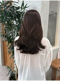 透明感ダークブラウン/レイヤーカット