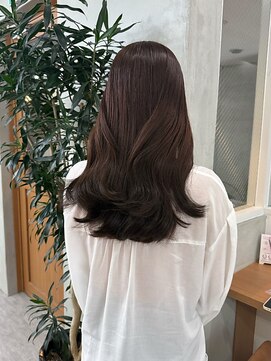 リアン(Lien) 透明感ダークブラウン/レイヤーカット
