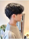 早坂/マッシュ フェザーパーマ 吉祥寺ニュアンスパーマ 刈り上げ
