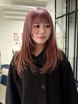 ラパンセノアール(LA PENSEE NOIR)&nbsp;レイヤーカット×くすみピンク