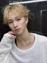 サイン メンズ 渋谷(SIGN men's)&nbsp;フェザーパーマ/スパイキーショート/ハイトーン/ブリーチカラー