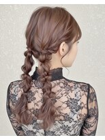 アンドモア(and MORE) ツイン編み下ろしスタイル