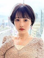 アフロート ルヴア(AFLOAT RUVUA)&nbsp;『岩田莉奈』新宿髪質改善　大人の魅力引き出す丸みショートボブ
