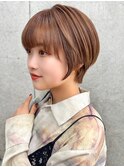 クールショート/白髪前髪/ショートボブ/20代30代40代50代/立川