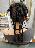 編みポニー