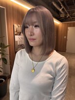 ソエル(Sowel) ピンクベージュ/アンブレラカラー/前髪/本厚木