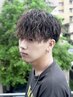 メンズカット+ツイストスパイラルパーマ￥10000(テーパーフェード)