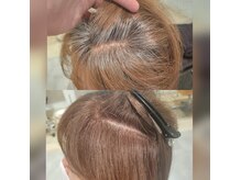 ヘアーサロンハラダ 島田店(HAIR SALON Harada )の雰囲気(自然に馴染む白髪ぼかし!ハイライト白髪ぼかし!髪に合う施術提案)