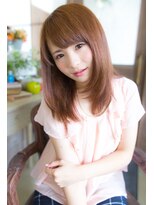 セライロ 千葉(celilo)&nbsp;『celiloスタイル』、セミロング、ベビーピンク