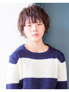 ニコヘアー(niko hair) くせ毛風ショートうざった前髪▼LINEID@vey3047y