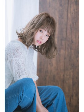 ネオリーブリタ たまプラーザ店(Neolive rita) くせ毛風無造作ミディアム低温デジタルパーマ　【たまプラーザ】