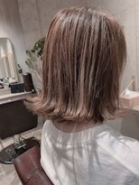 エイト 上野店(EIGHT ueno)&nbsp;切りっぱなしボブ×ミルクティーベージュ