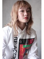 ソイ コンク 下北沢(soi conc)&nbsp;ハイトーンベージュ×ワイドバング　＃下北沢