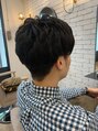 ココロ ヘアーアンドスパ 目黒(cocoro hair&spa)&nbsp;サイド２ブロックのメンズマッシュスタイル