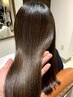 【超一押しストレート】カット+シルク縮毛矯正+艶出しトリートメント￥23000