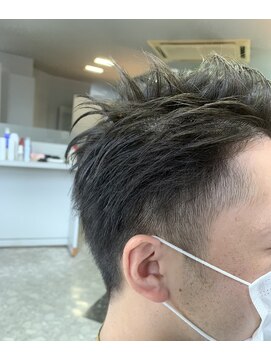 ヘアーフォーカス 2ブロックメンズスタイル(マスクver.)