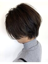 リグフクオカ(L.I.G fukuoka)&nbsp;【L.I.G fukuoka】小顔ハンサムショート×３Dカラー