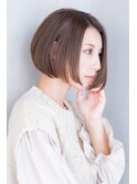 Amer 大人フェミニンボブ　イルミナカラー　【新宿】