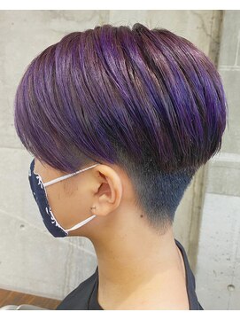 ガルボ ヘアー(garbo hair) #ショートヘア#ハンサムショート#刈上げ#下村スタイル