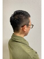 エヌドットバーバー ヒロオ(N.BARBER HIROO) 濡れパンショートスタイル<理容室><濡れパン>