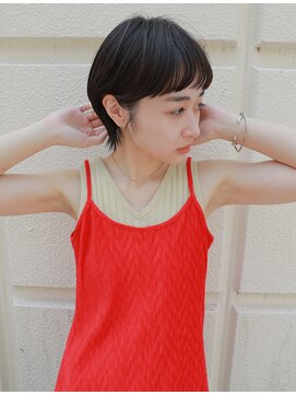 ラボ(Ravo) オン眉ミニマッシュショートウルフ