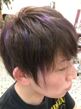 ムーブ ル リアン(MOOB Le Lien) メンズハイライト×パープルカラー！[別府/大分]