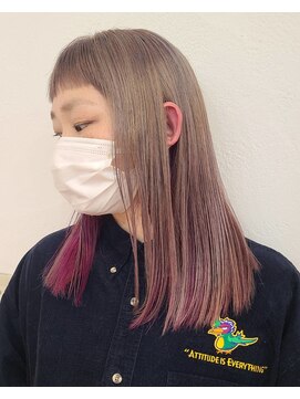 スティラサポ 平井駅南口(Stilla sapo) クリームベージュ×ピンク