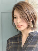 グランアージュ 柏西口店(grandage)&nbsp;大人可愛い20代30代40代前下がりひし形小顔ボブ丸みミディ 柏 n3