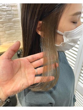 エイト 沖縄豊崎店(EIGHT toyosaki) 【EIGHT 豊崎】お客様スタイル_インナー×オリーブベージュ