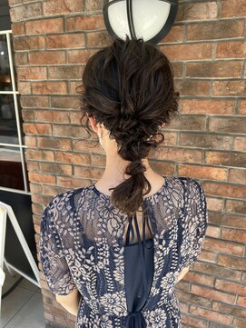 トータルビューティ ジェム バイ ヘアタイム(TOTAL BEAUTY gem by HAIR TIME) 編みおろしヘアセット