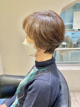 シェル 国分寺(shell) くびれショート/ニュアンスパーマ