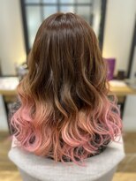 マーレ(MARLE./)&nbsp;クリーミーピンクのグラデーションカラー