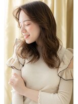 カバーヘア ブリス 上尾西口店(COVER HAIR bliss)&nbsp;ショコラアッシュソバージュ小顔ワンホンヘアZ上尾20代30代40代