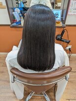 ヘアーアンドチャット リンク 三軒茶屋店(hair&chat LINK) 強いくせ毛も柔らかいストレートに