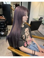 トレス(TRESS)&nbsp;艶ロング！ケアブリーチでダメージレス透明感バイオレット♪