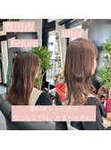 髪質改善/極上艶髪/セミロング