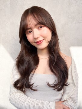 メゾンドイギー(MAISON de IGGY) ブリーチなし/ブラウンカラー/ココアブラウン美髪エアリーロング