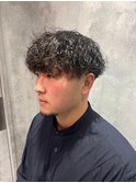 マッシュスパイラルパーマ